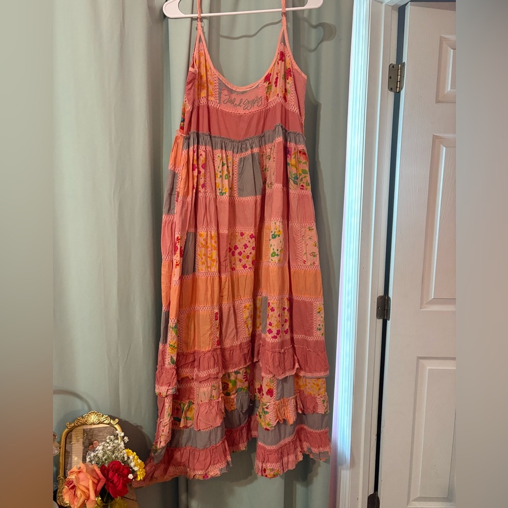 Floral Patchwork Maxi Dress JADED GYPSY